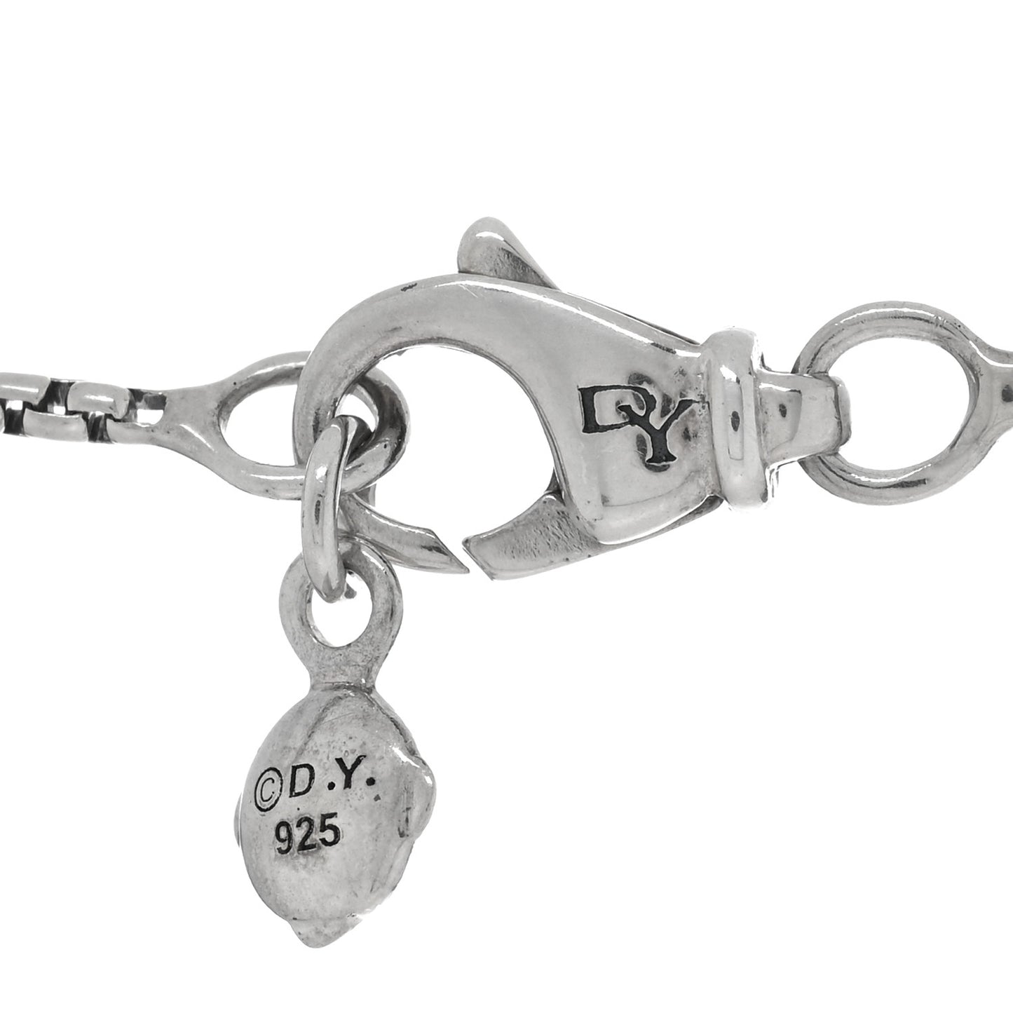 Sterling Silver Diamond Stax Rondelle Pendant Necklace
