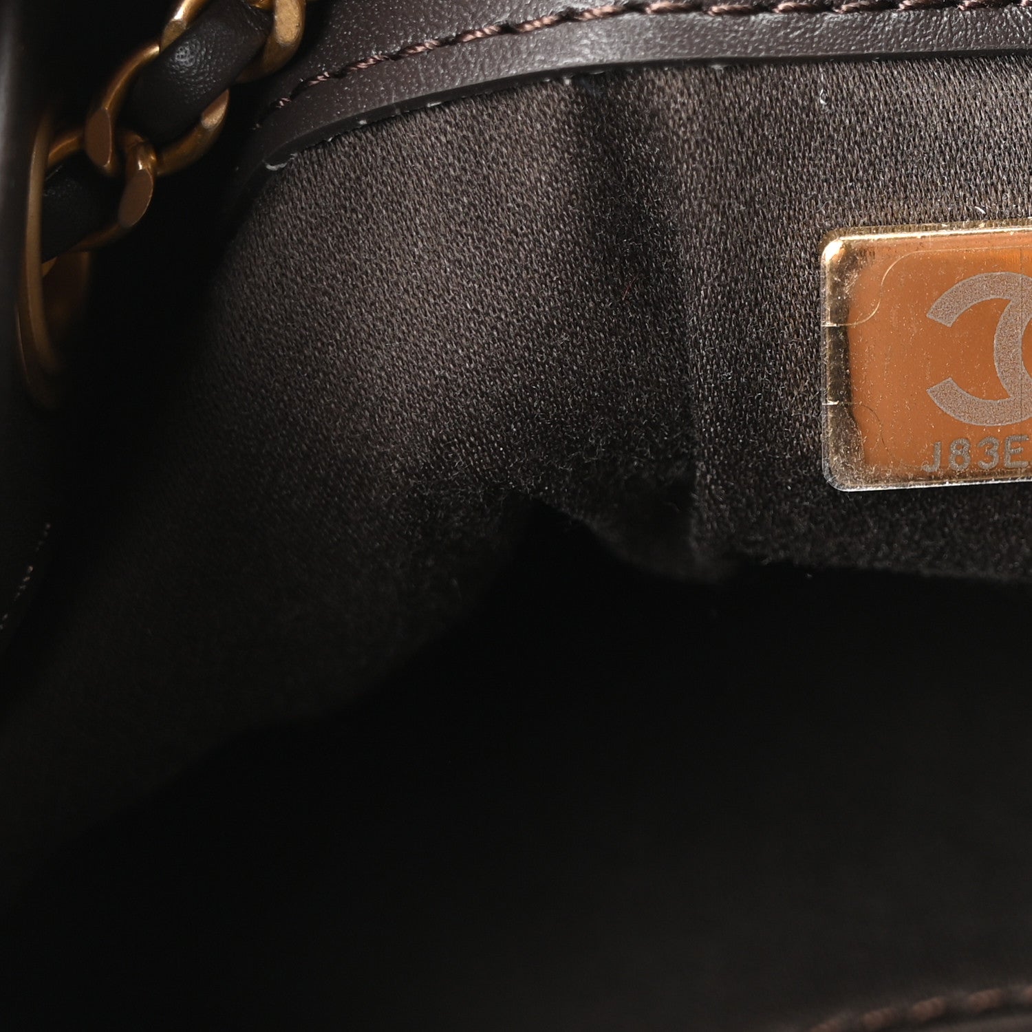 Chanel Suede Quilted Mini Chanel 25 Handbag Dark Brown 13 of 21