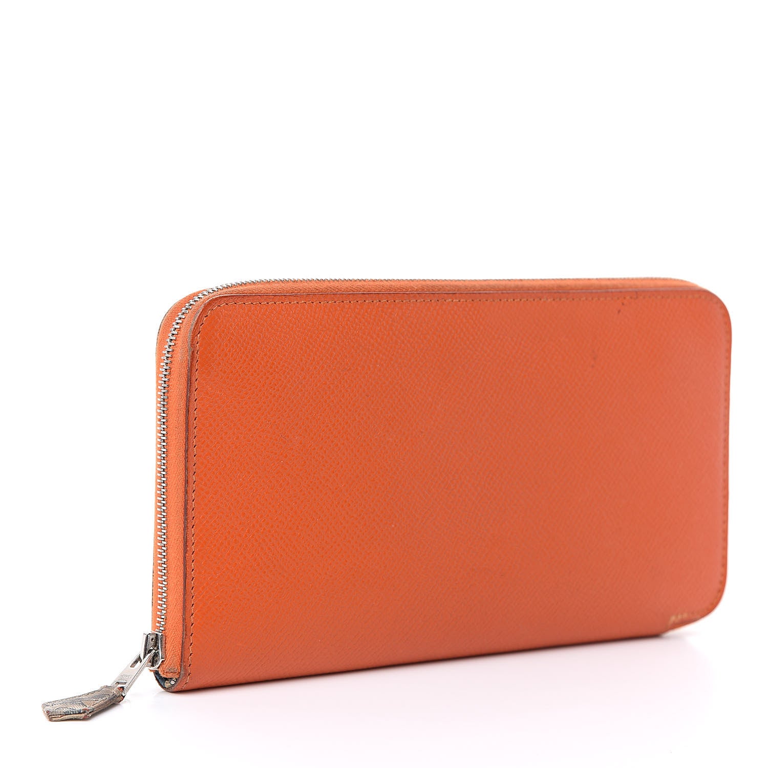 Hermes Epsom Silk'in Wallet Feu 3 of 14