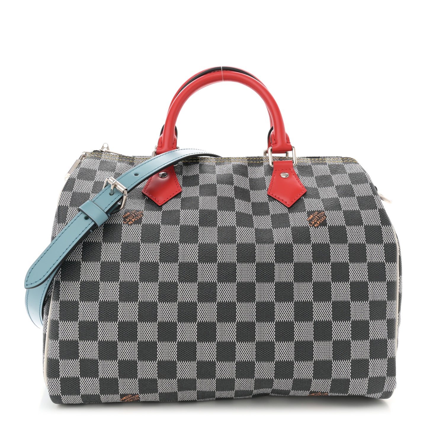 Damier Speedy Bandouliere 30 Black White