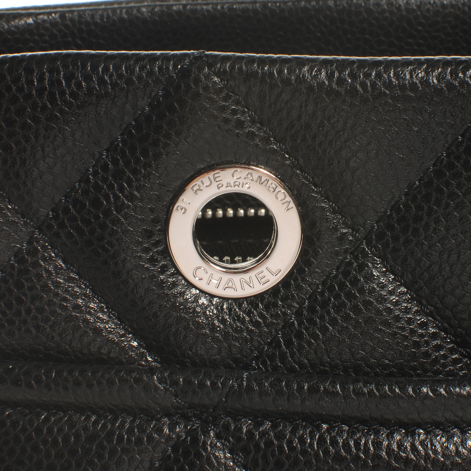Chanel Caviar CC Timeless Tote Black 8 of 8