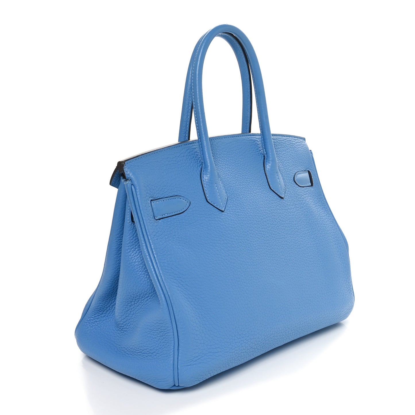 Taurillon Clemence Birkin 30 Bleu Paradis