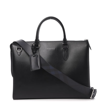 Burberry Textured Calfskin Bermondsey Business Briefcase Black 1 of 12