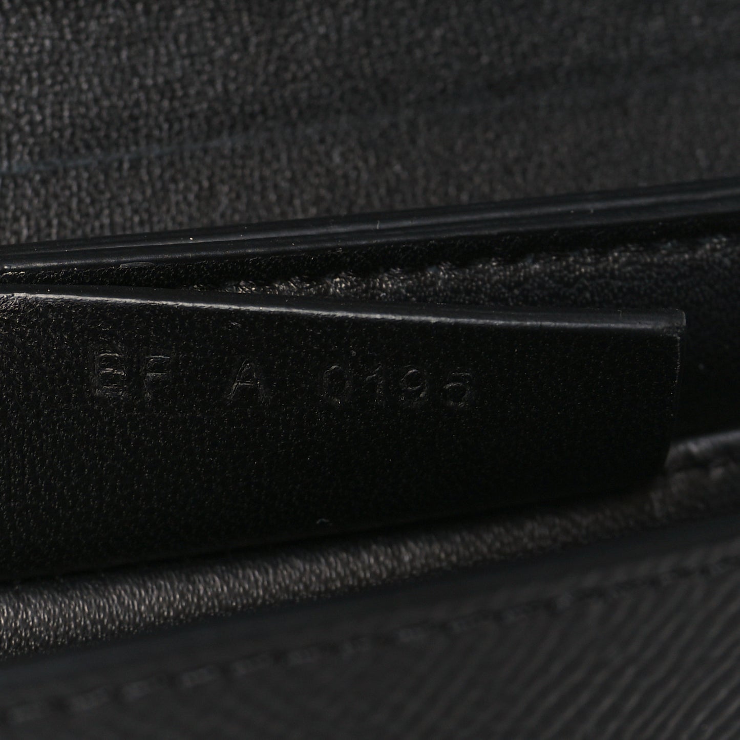 Patent Calfskin Bow Cut Chain Wallet Black