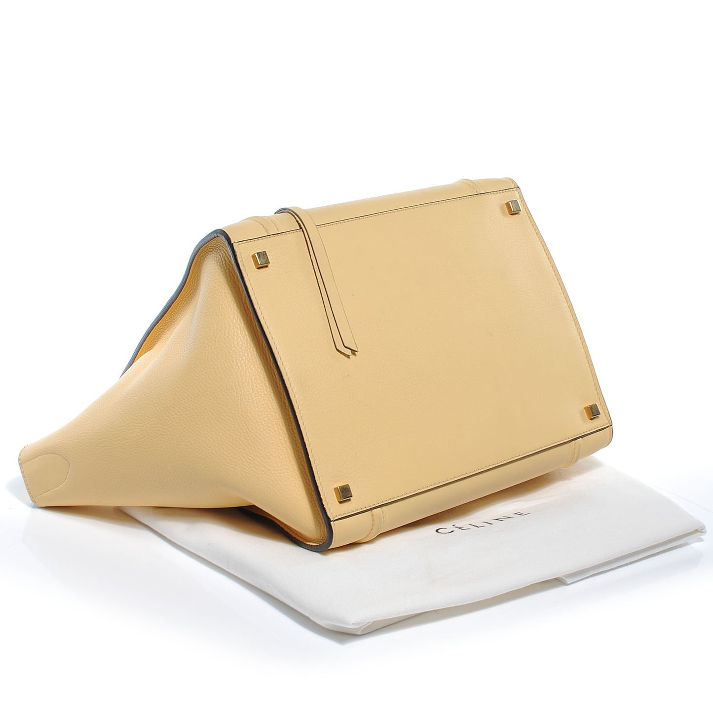 Smooth Calfskin Leather Small Phantom Luggage Butter