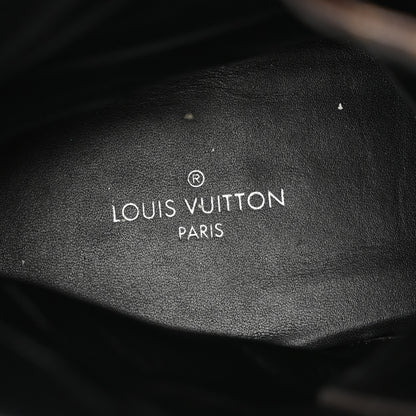 Louis Vuitton Suede Calfskin Monogram Laureate Platform Desert Boots 39 Kaki 8 of 10