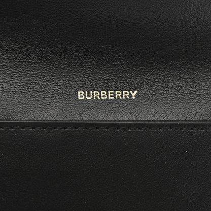 Burberry Grainy Calfskin Vintage Check Lila Tri-Fold Wallet Black 6 of 7