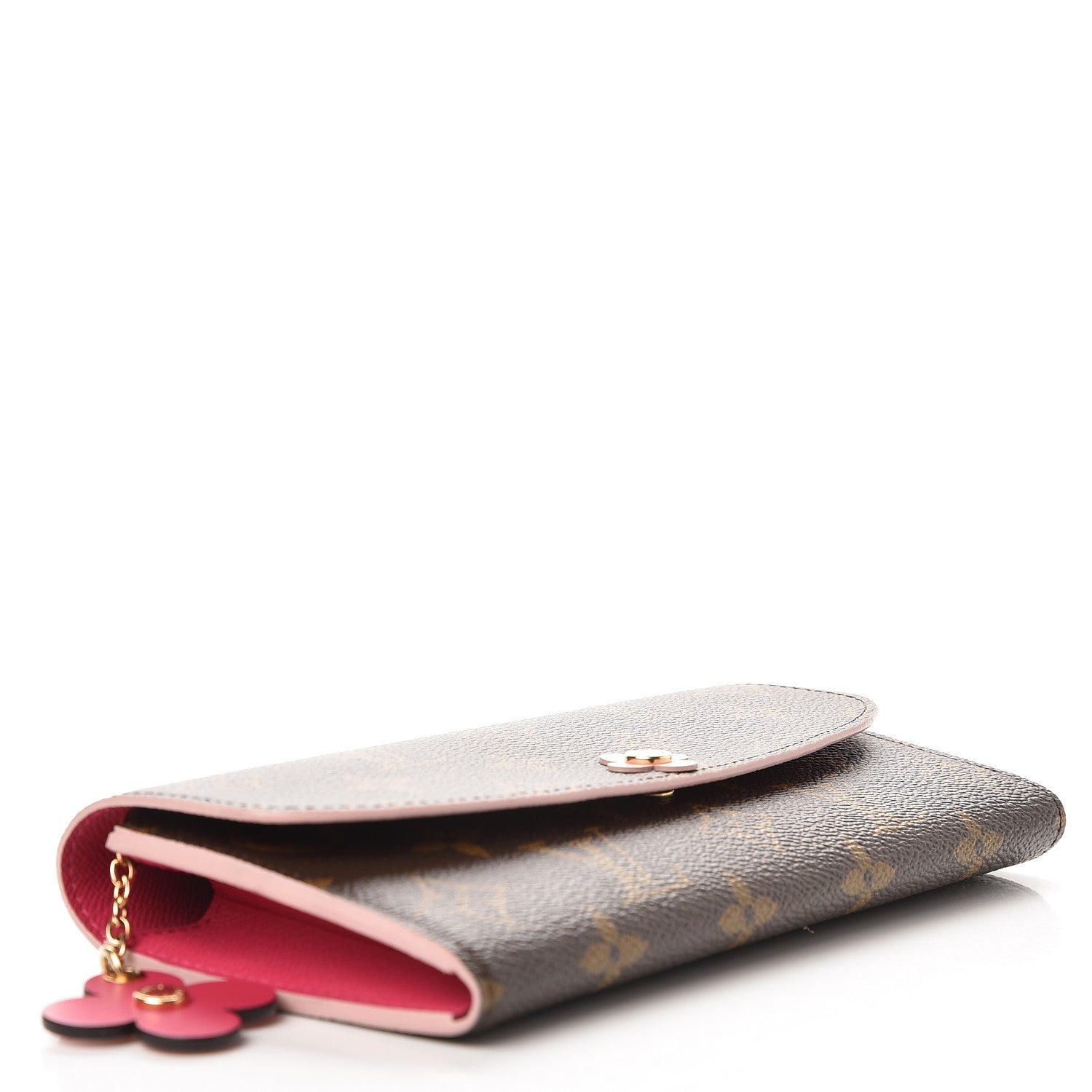 Louis Vuitton Monogram Bloom Flower Emilie Wallet 4 of 6