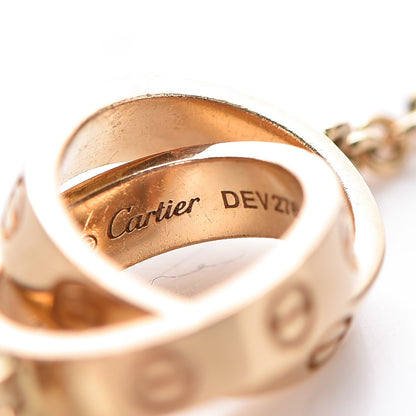 Cartier 18K Yellow Gold Interlocking LOVE Necklace 5 of 8