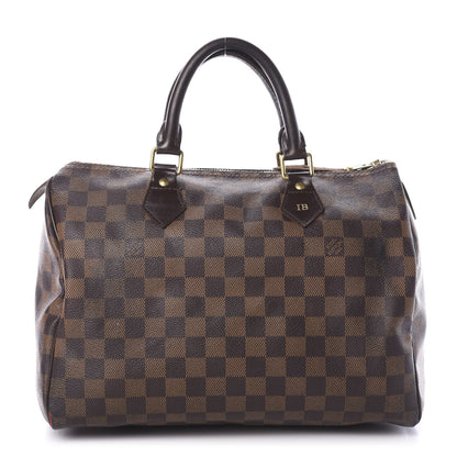 Louis Vuitton Damier Ebene Speedy 30 1 of 12