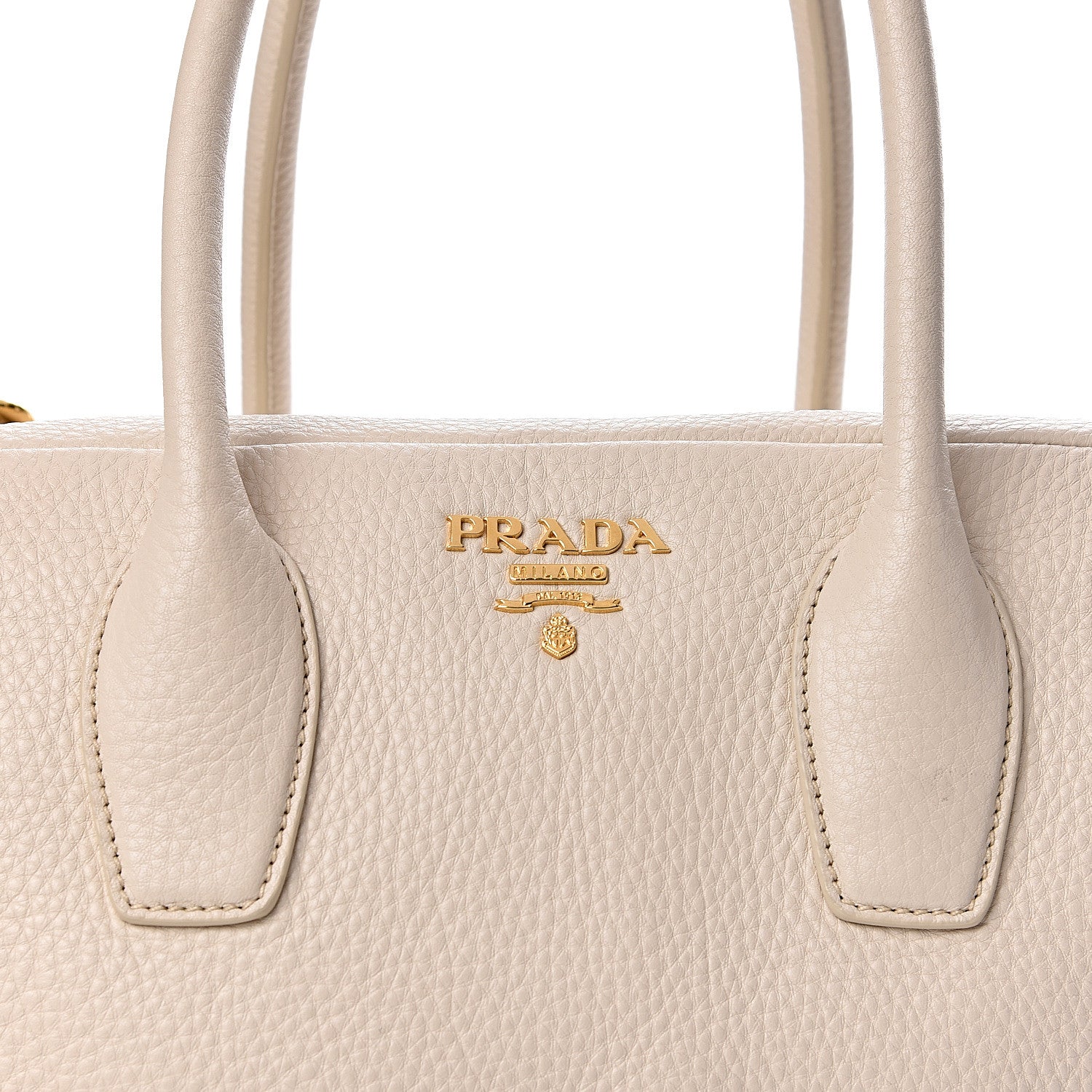 Prada Vitello Daino Bauletto Talco 14 of 14