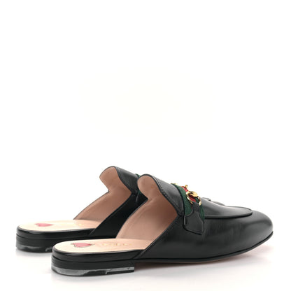 Gucci Malaga Kid Web Womens Princetown Slippers 39.5 Black 4 of 8