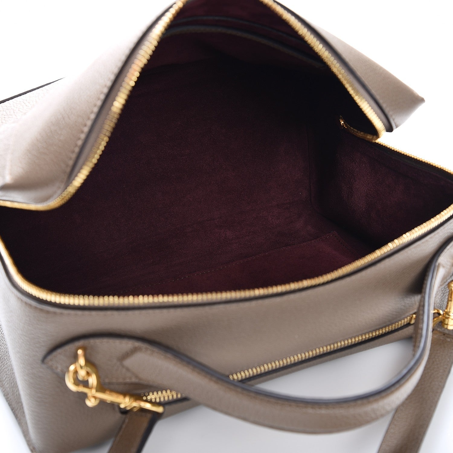 Mulberry Classic Grain Calfskin Small Hopton Clay 7 of 10