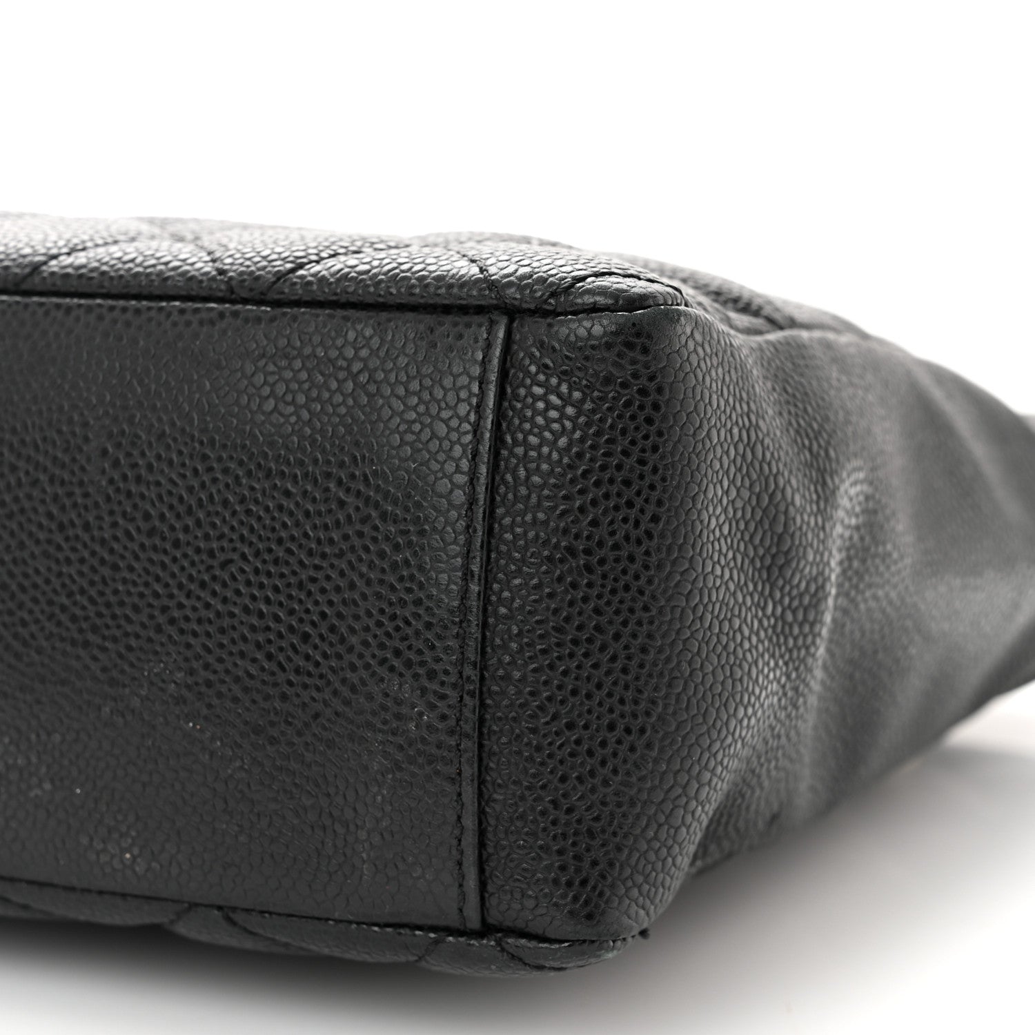 Chanel Caviar Quilted Petit Shopping Tote PST Black 9 of 10