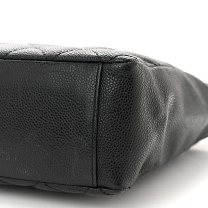 Chanel Caviar Quilted Petit Shopping Tote PST Black 9 of 10