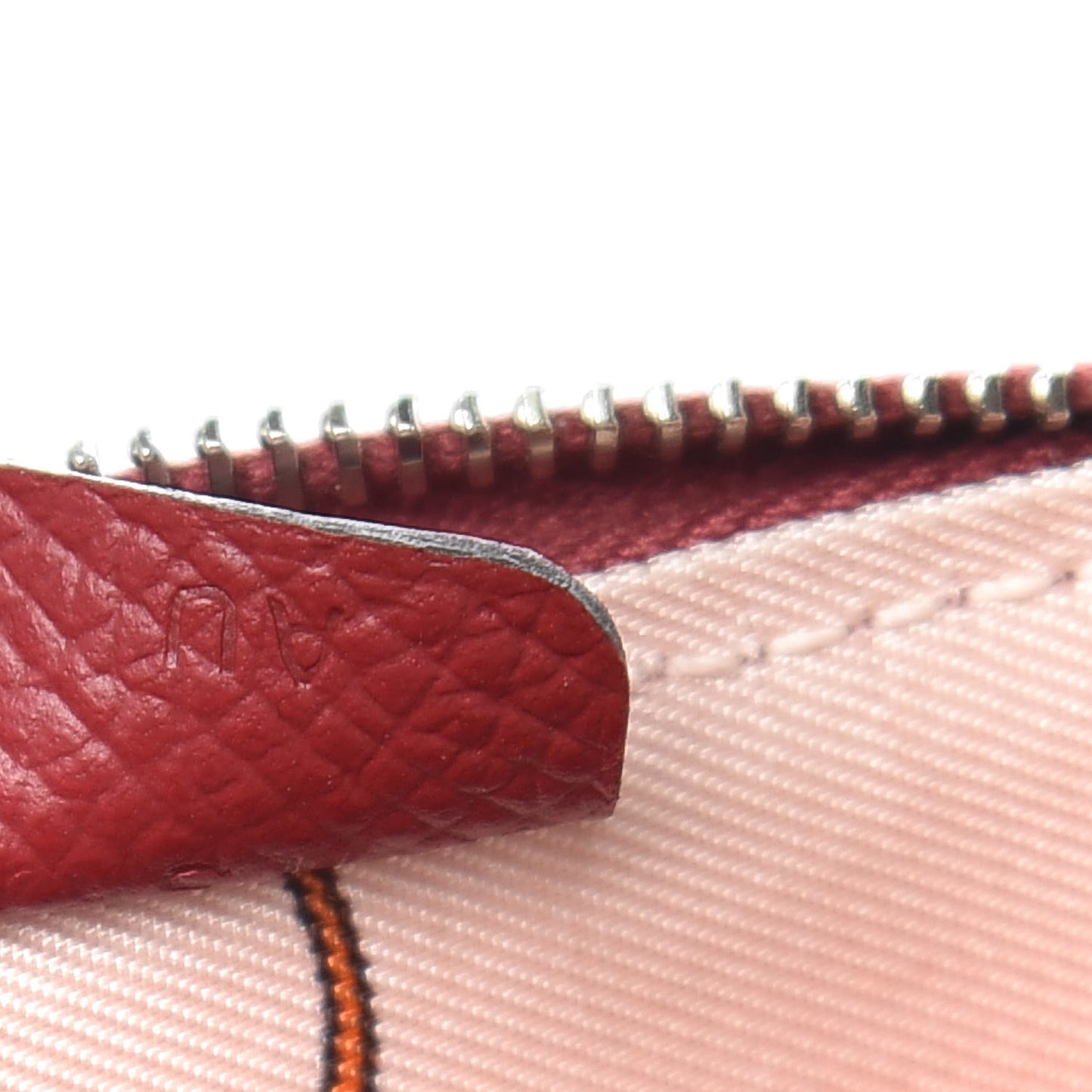 Epsom Silk'in Coin Purse Rouge Grenat