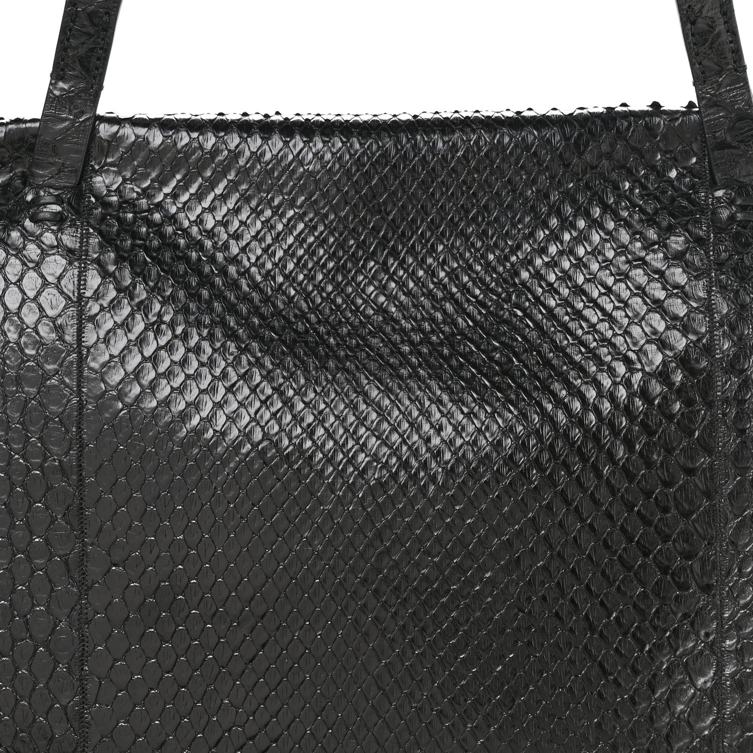 The Row Snakeskin Sidekick Black 7 of 9