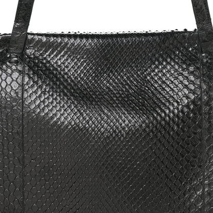 The Row Snakeskin Sidekick Black 7 of 9