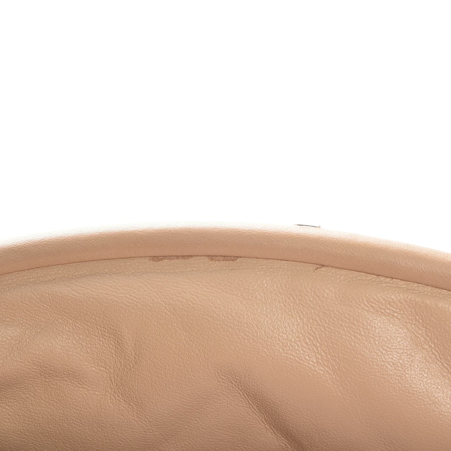 Lambskin Quilted Timeless Clutch Beige Clair