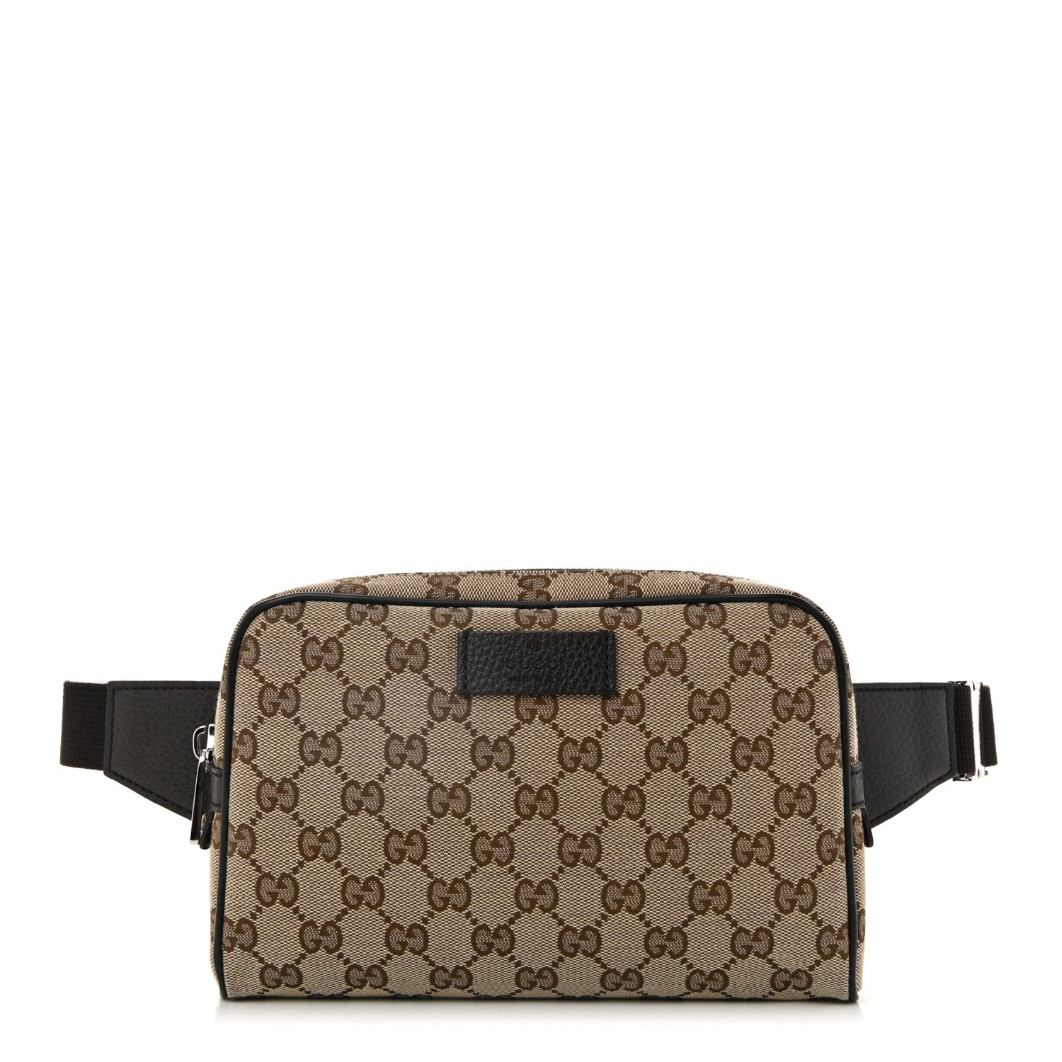 Gucci Monogram Belt Bag Dark Brown 1 of 10