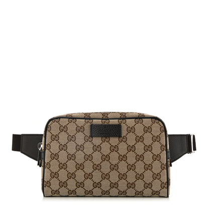 Gucci Monogram Belt Bag Dark Brown 1 of 10
