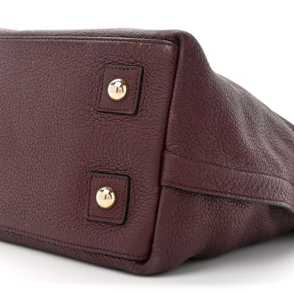 Mulberry Classic Grained Calfskin Alice Satchel Oxblood 9 of 20