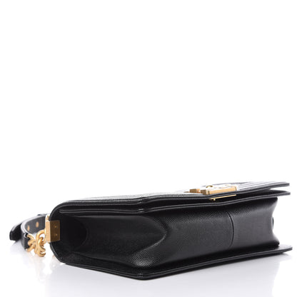 Chanel Caviar Quilted Medium Boy Flap Black 4 of 9