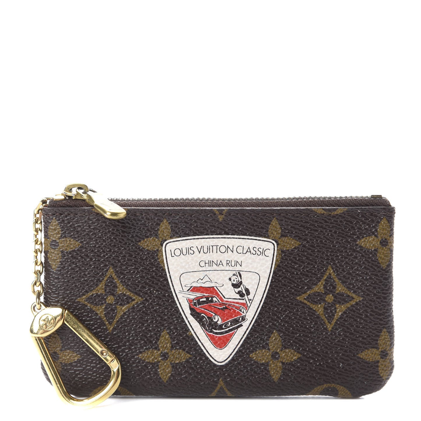 Monogram China Run Patch Key Pouch