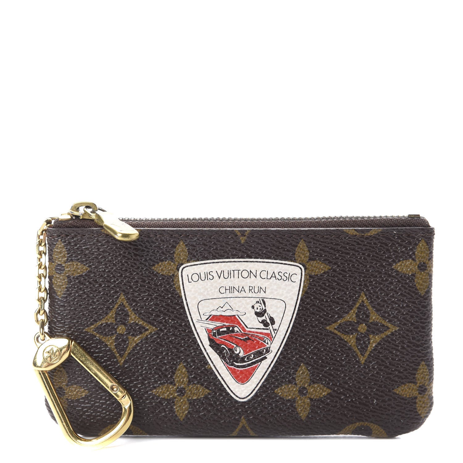 Louis Vuitton Monogram China Run Patch Key Pouch 1 of 5