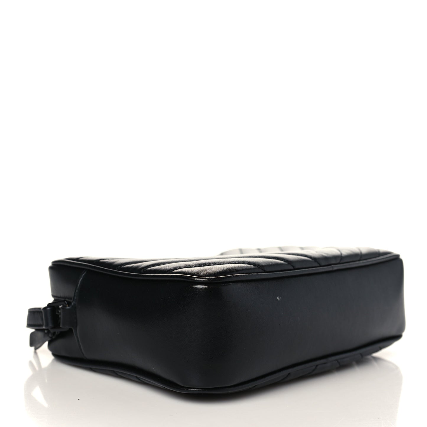 Calfskin Matelasse Monogram Monochrome Lou Camera Bag Black