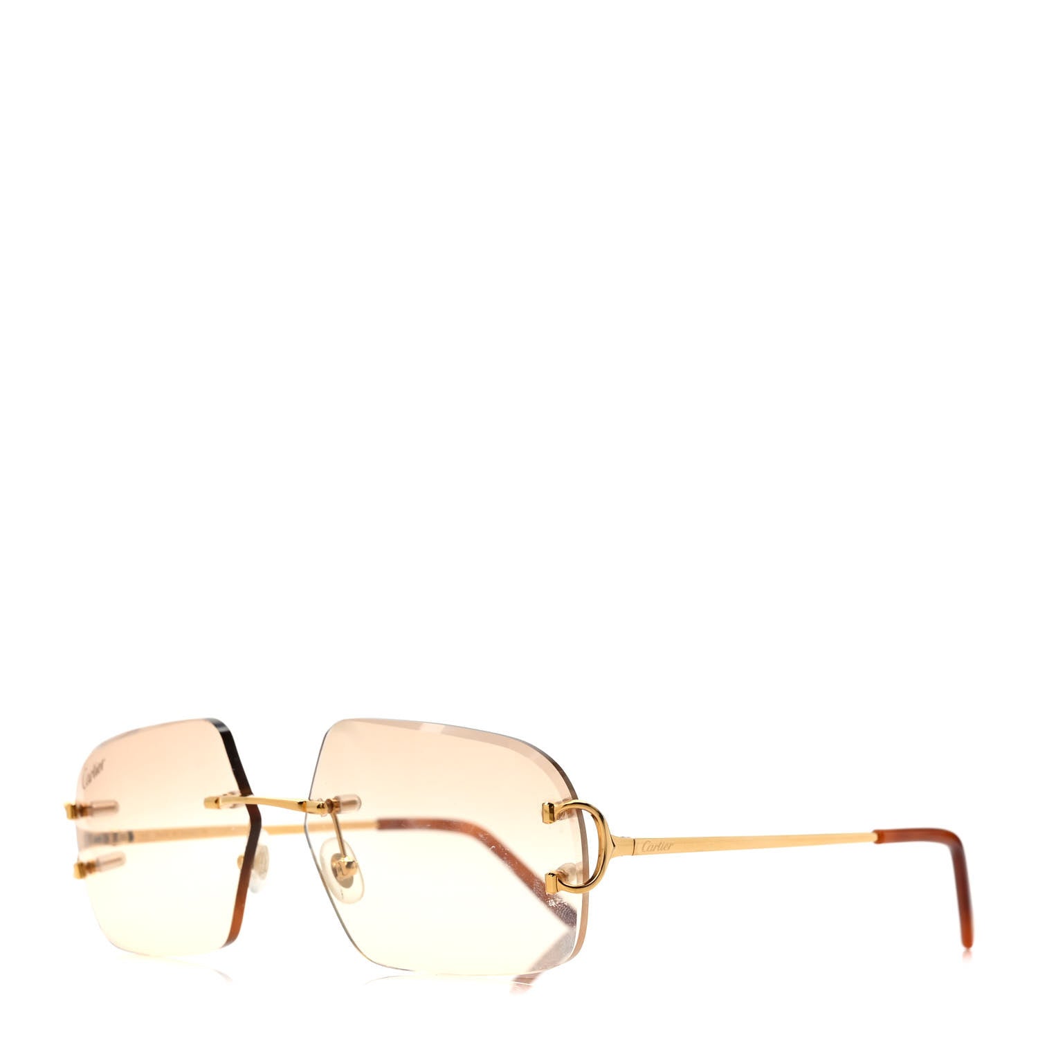 Cartier Signature C De Cartier Sunglasses Gold 1 of 8