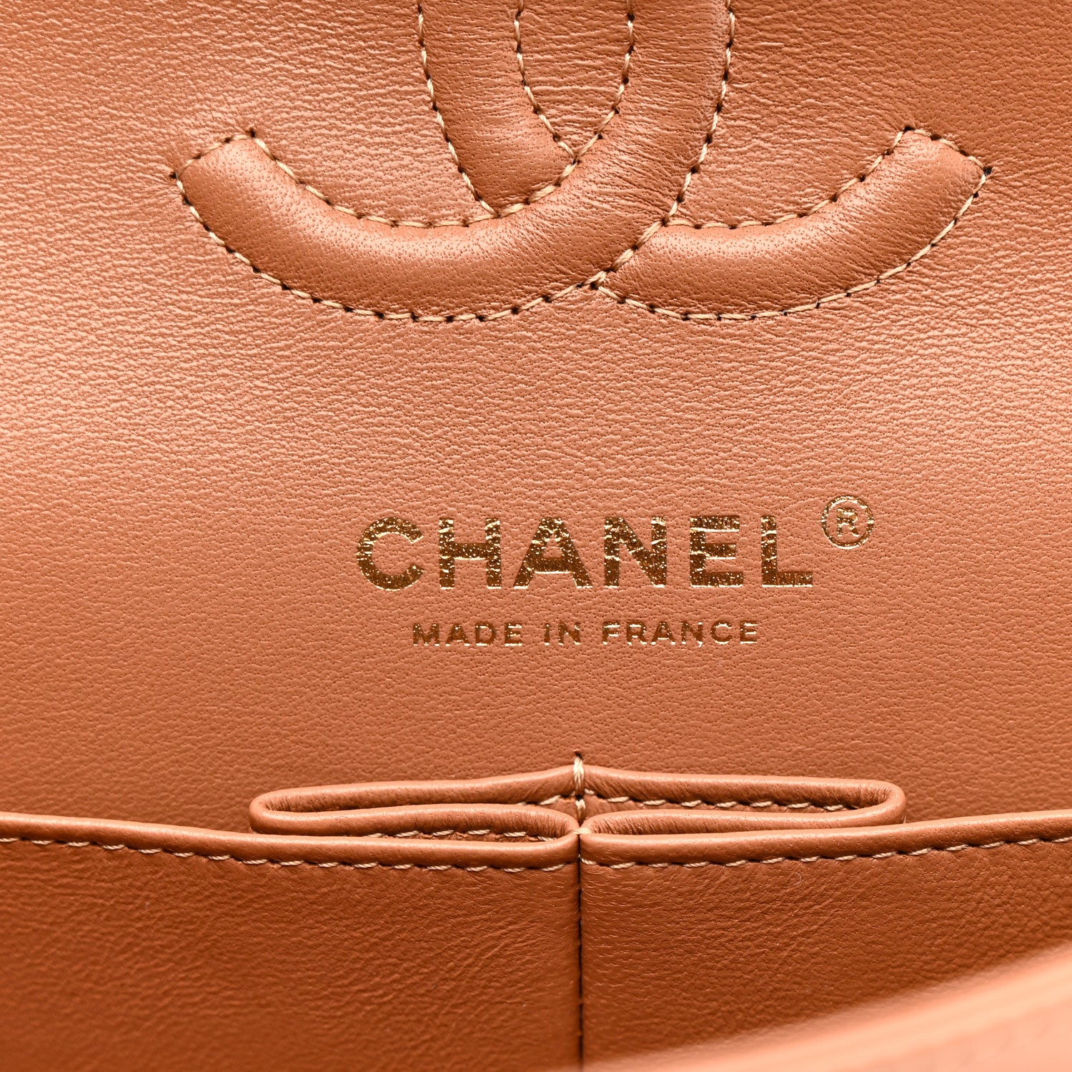 Chanel Lambskin Quilted Small Double Flap Brown 6 of 11