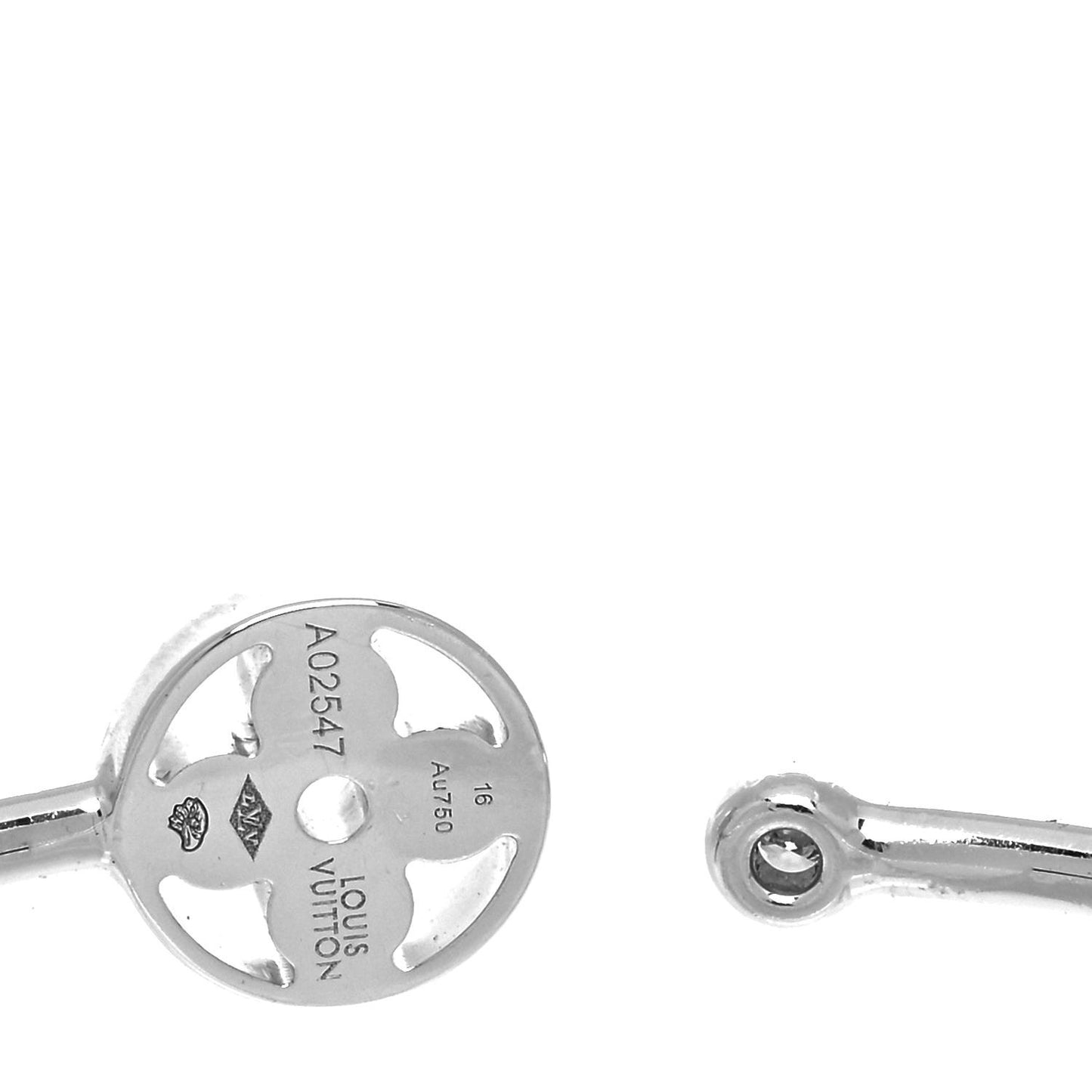18K White Gold Diamond Idylle Blossom Twist Bracelet