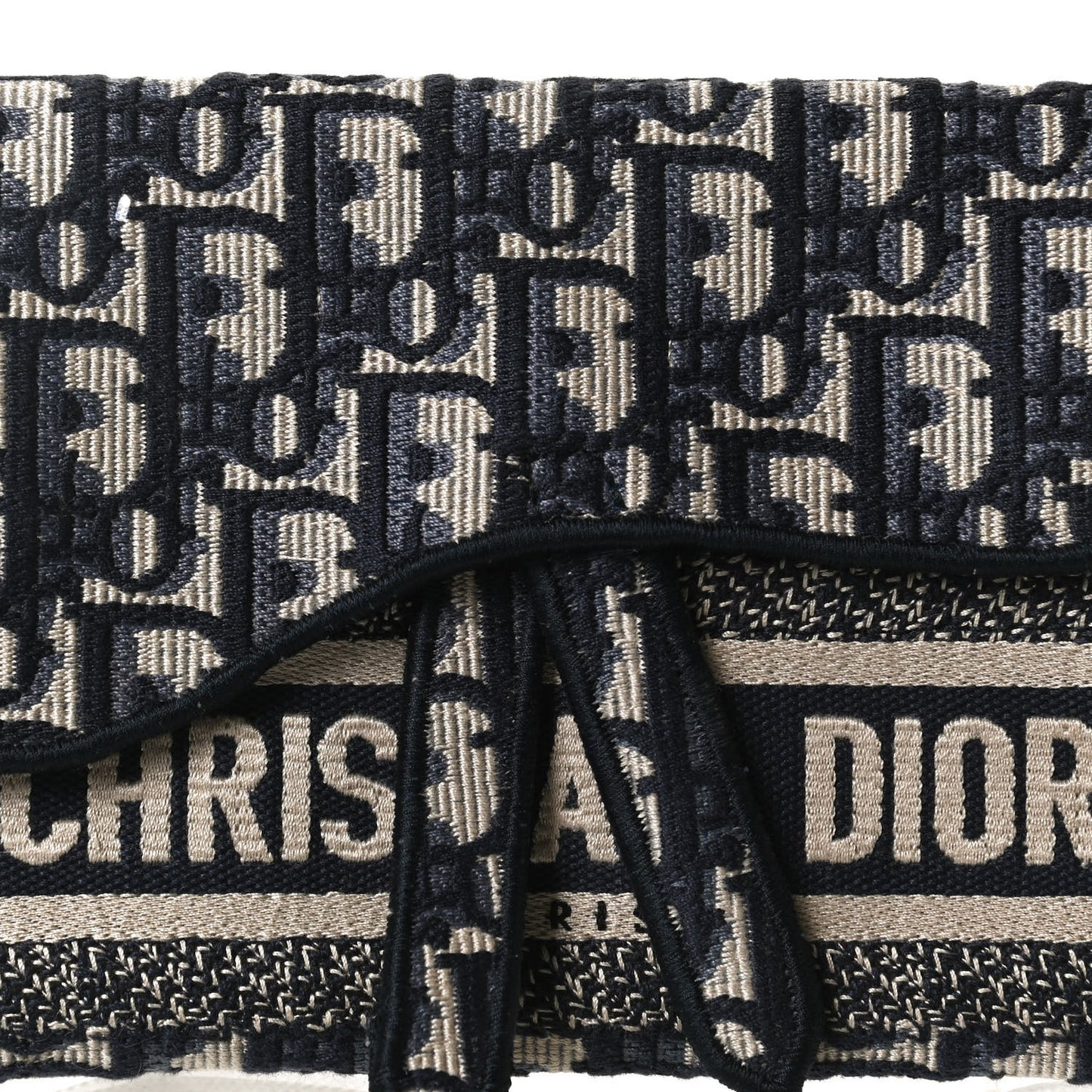 Oblique Slim Saddle Pouch Blue