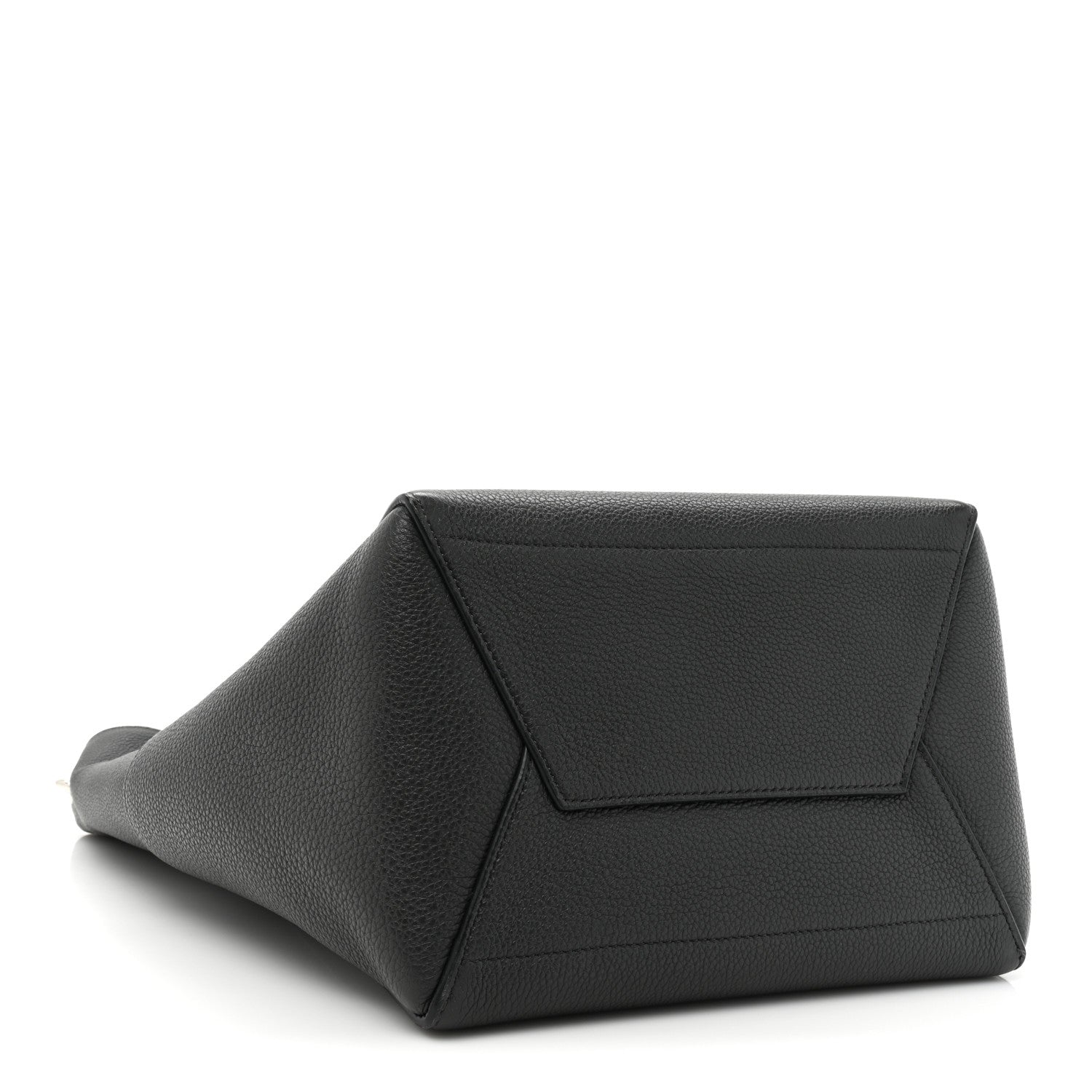 Celine Soft Grained Calfskin Sangle Bucket Bag Anthracite 4 of 12