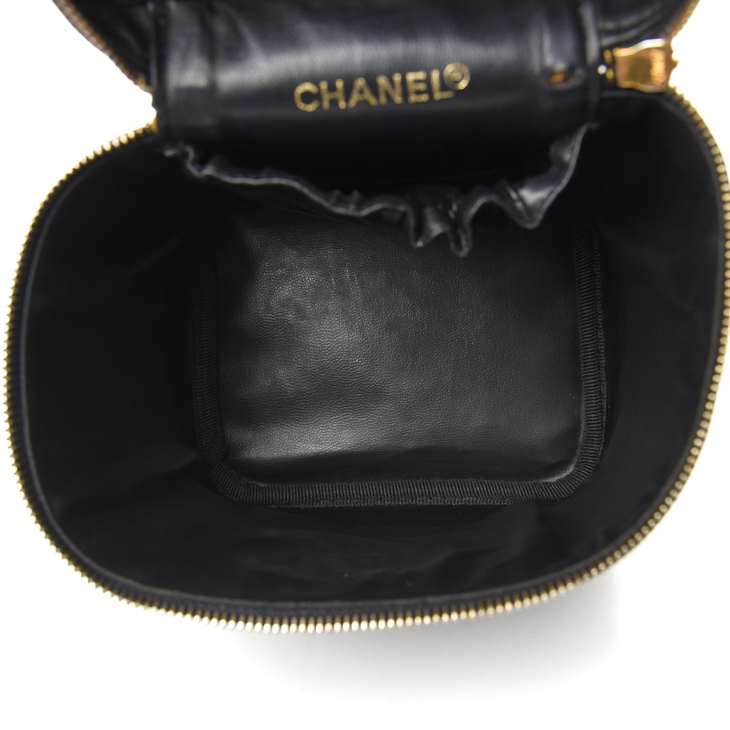 Patent Vanity Cosmetic Case Black