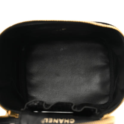 Chanel Caviar Vanity Cosmetic Case Black 5 of 11
