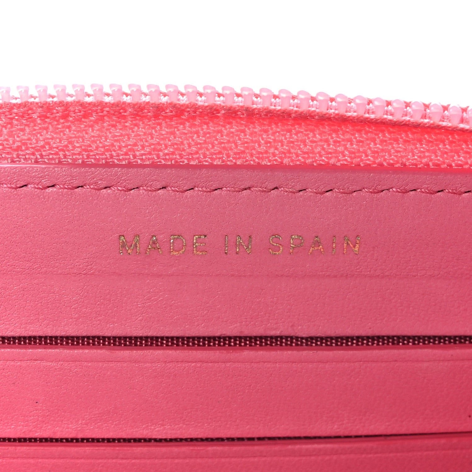 Chanel Lambskin Quilted Small Boy Zip Around Wallet Pink 7 of 8