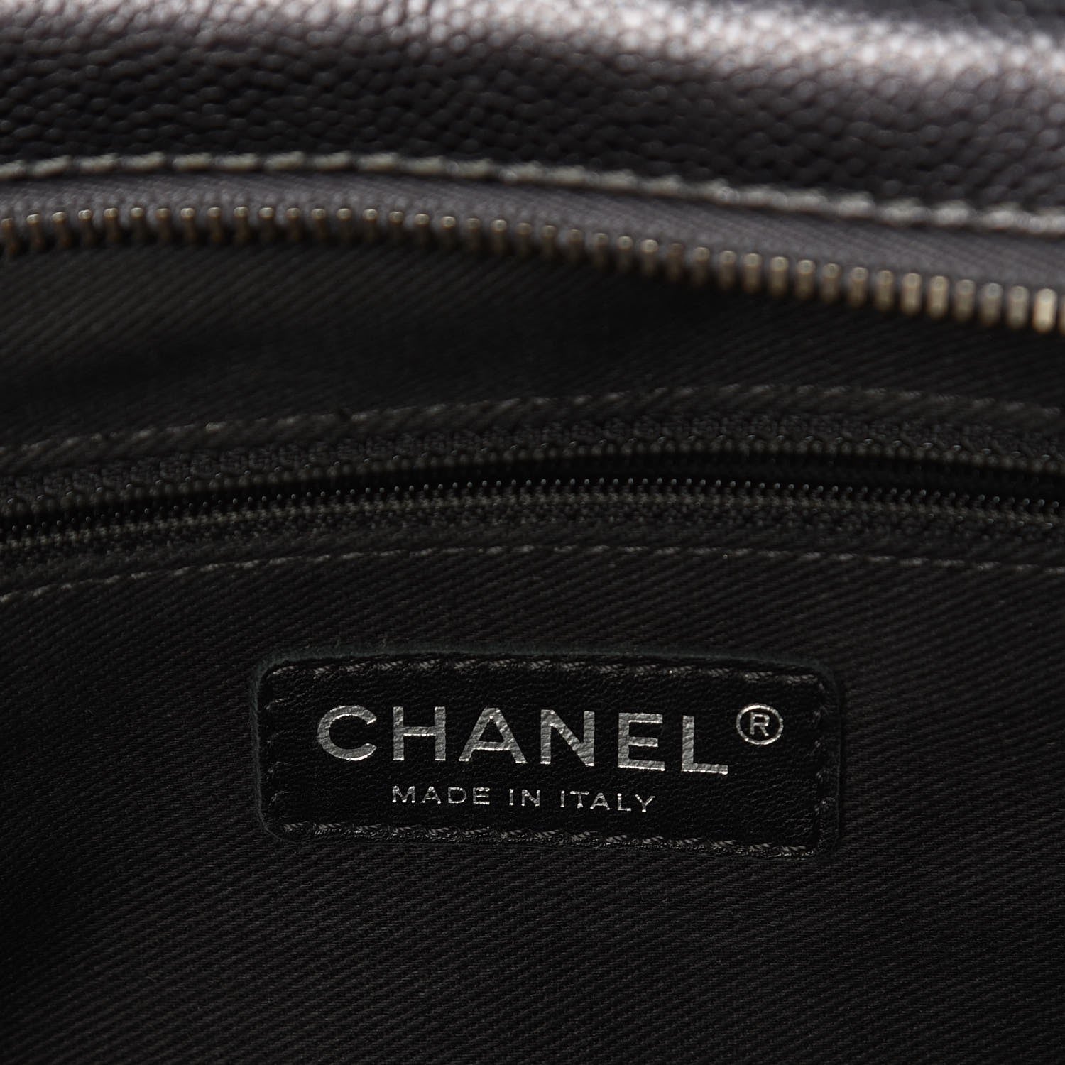 Chanel Iridescent Caviar Quilted Large Flap Grey 6 of 8