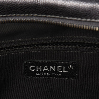 Chanel Iridescent Caviar Quilted Large Flap Grey 6 of 8