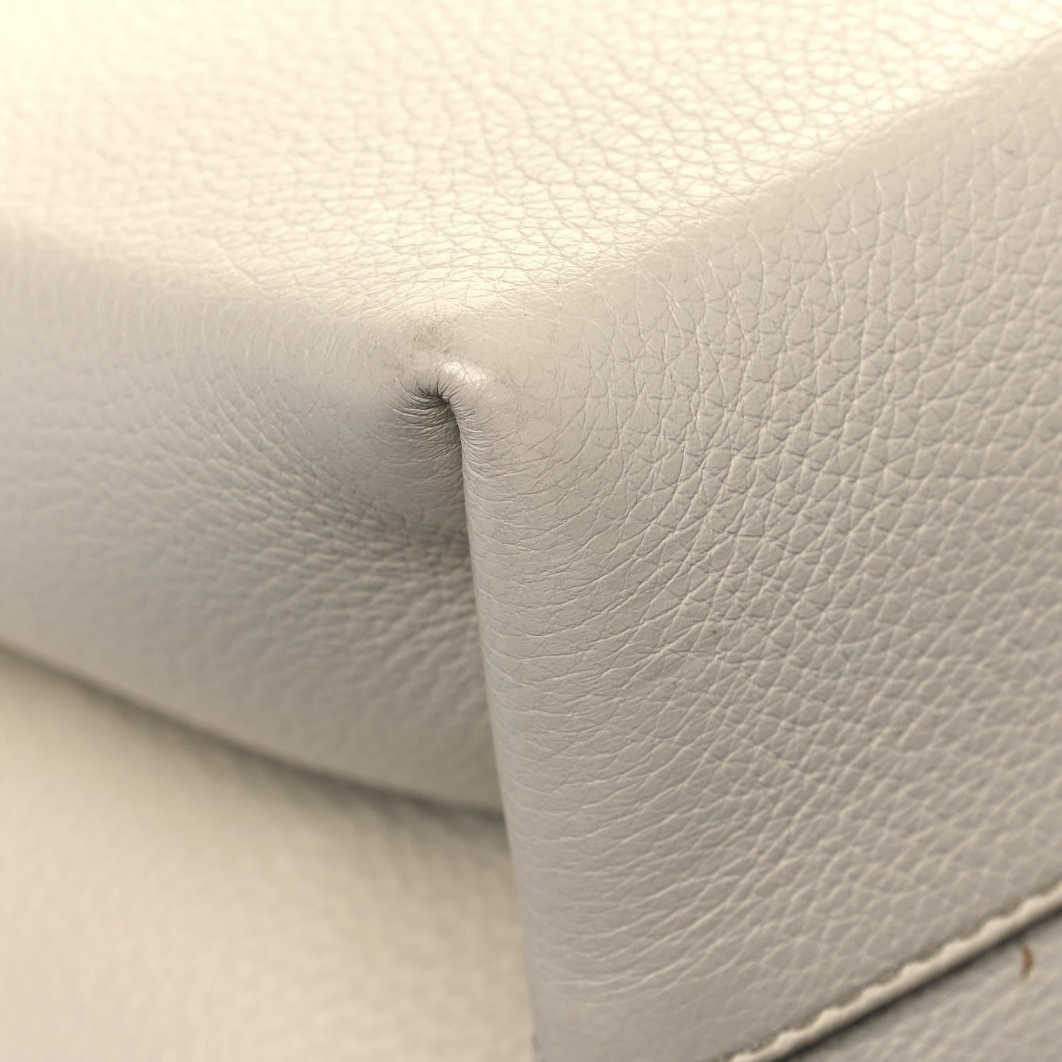 Valentino Garavani Pebbled Calfskin VRing Tote Bag Light Ivory 10 of 14