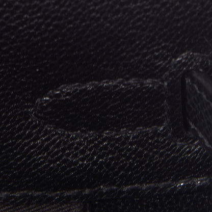 Hermes Madame Calfskin Birkin Sellier 25 Black 20 of 31