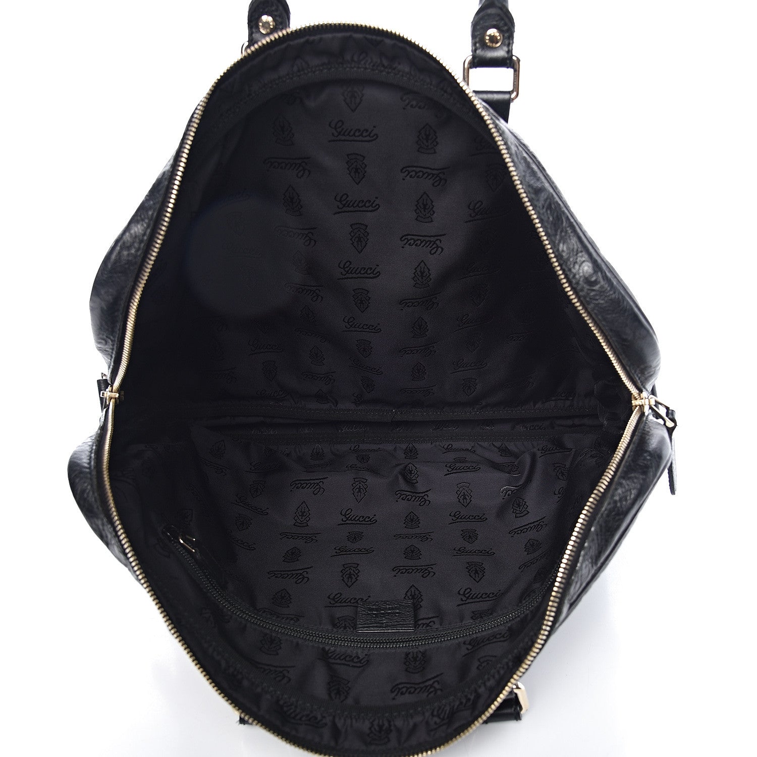 Gucci Guccissima Medium Briefcase Black 5 of 10