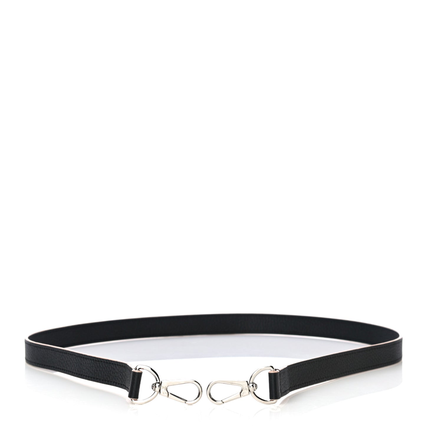 Calfskin Capucines BB Shoulder Strap Black Petale