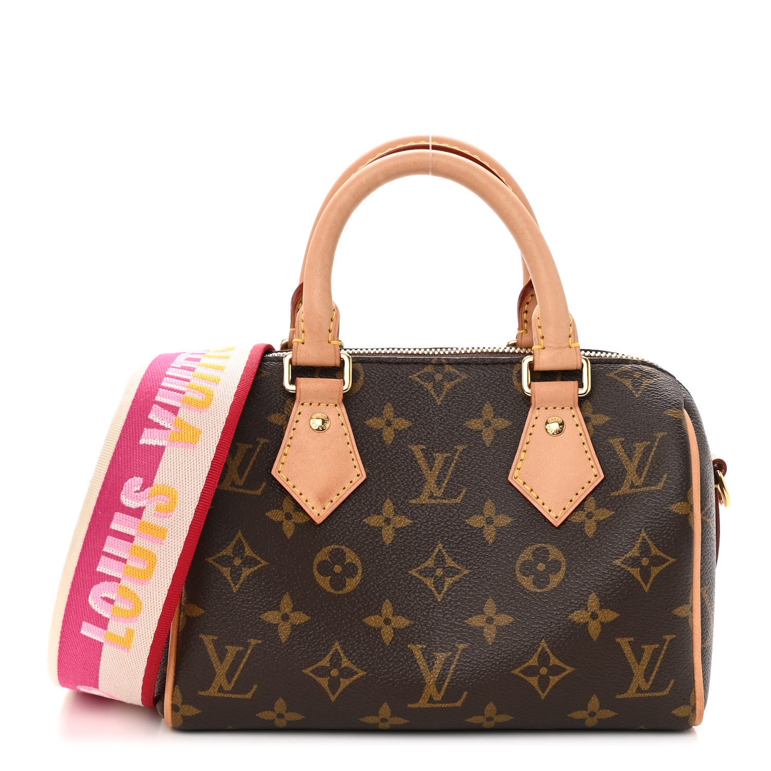 Louis Vuitton Monogram Speedy Bandouliere 20 Fuchsia 1 of 10
