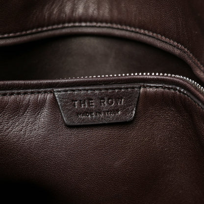 The Row Saddle Calfskin Belvedere Bucket Bag New Burgundy 6 of 11