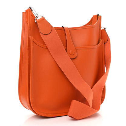 Hermes Epsom Evelyne II PM Orange 3 of 11