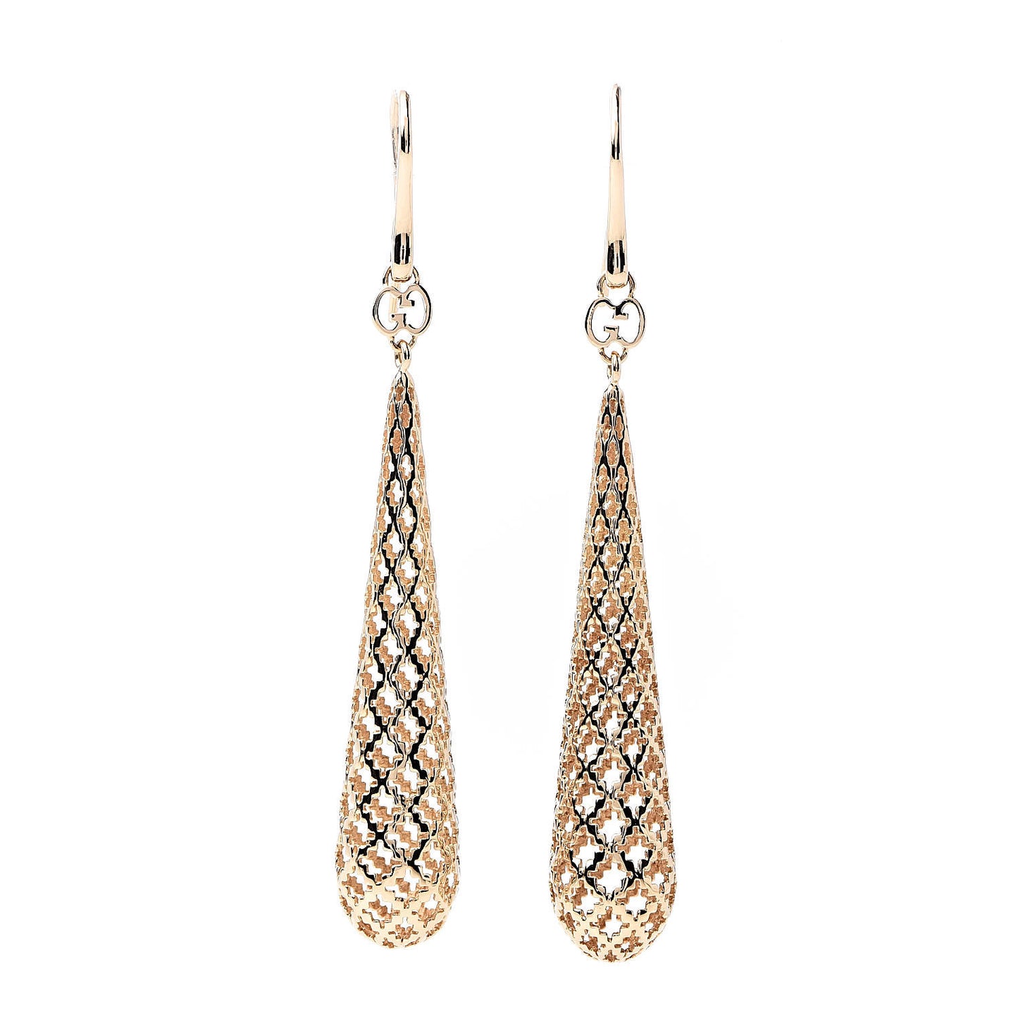 18K Yellow Gold Diamantissima Drop Earrings