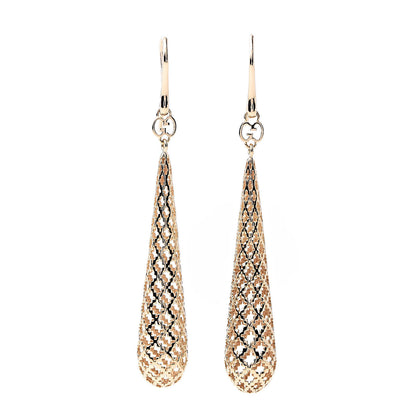 Gucci 18K Yellow Gold Diamantissima Drop Earrings 1 of 4