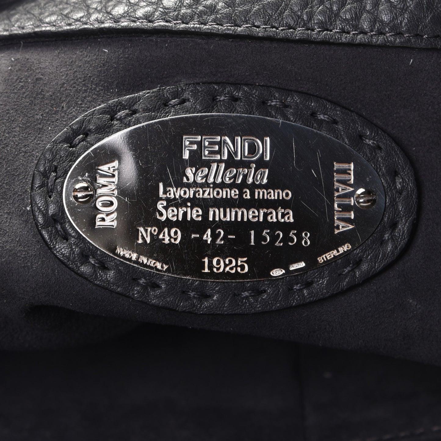 Cuoio Romano Selleria Large Anna Bucket Bag Asfalto